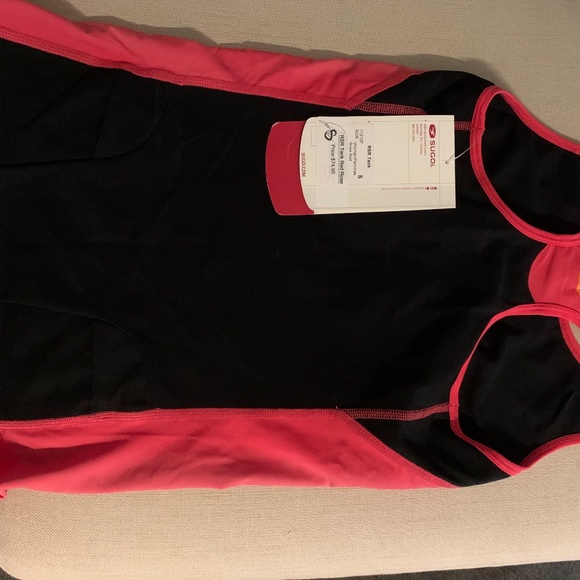 NWT MADE IN PORTUGAL Womens SUGOI reflective bike tank top - Picture 3 of 5